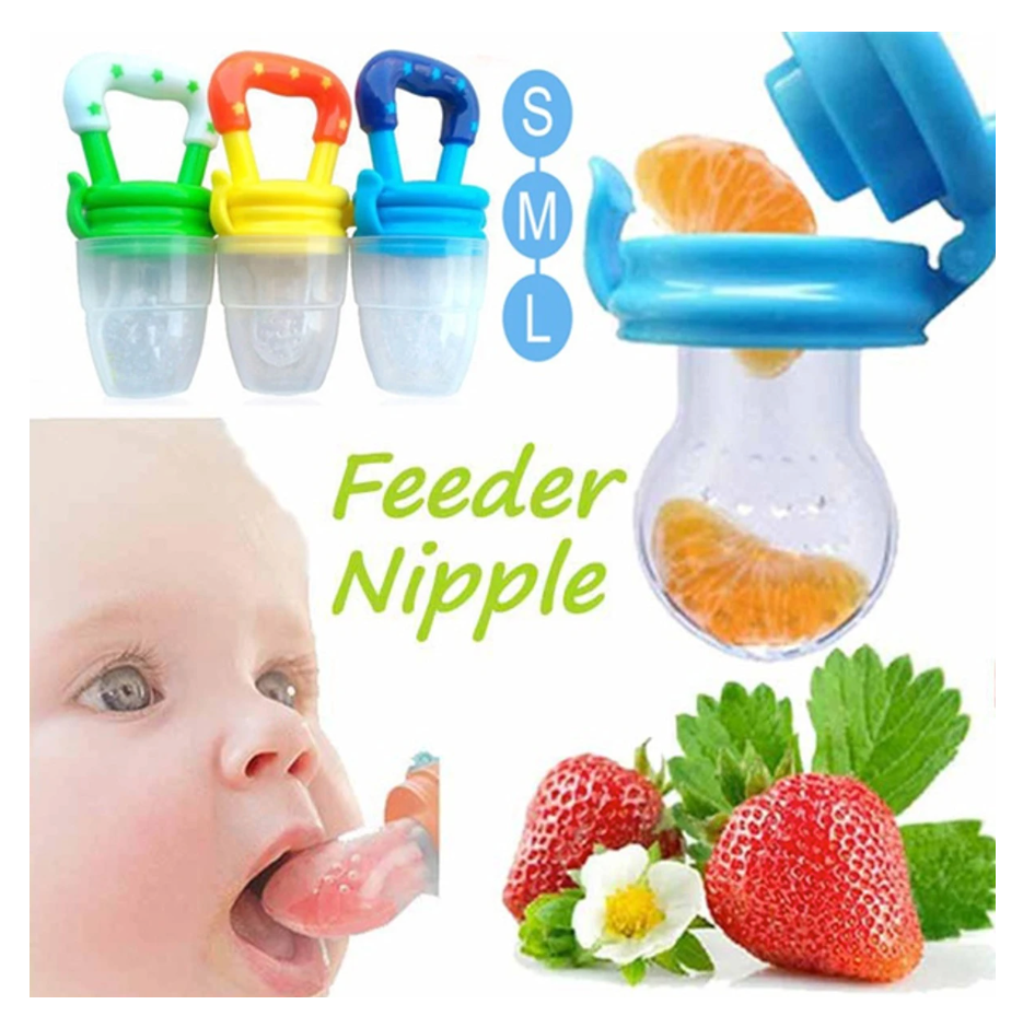 Combo 3 set - বেবি থাকবে নিরাপদ (Baby Bibs+Fruit Feeder Nipples+Bath Cap)